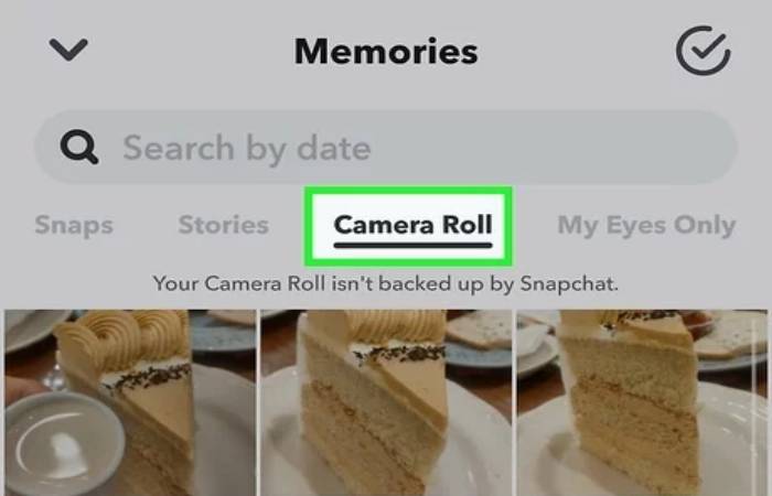 Android How to Back up Camera Roll to Snapchat