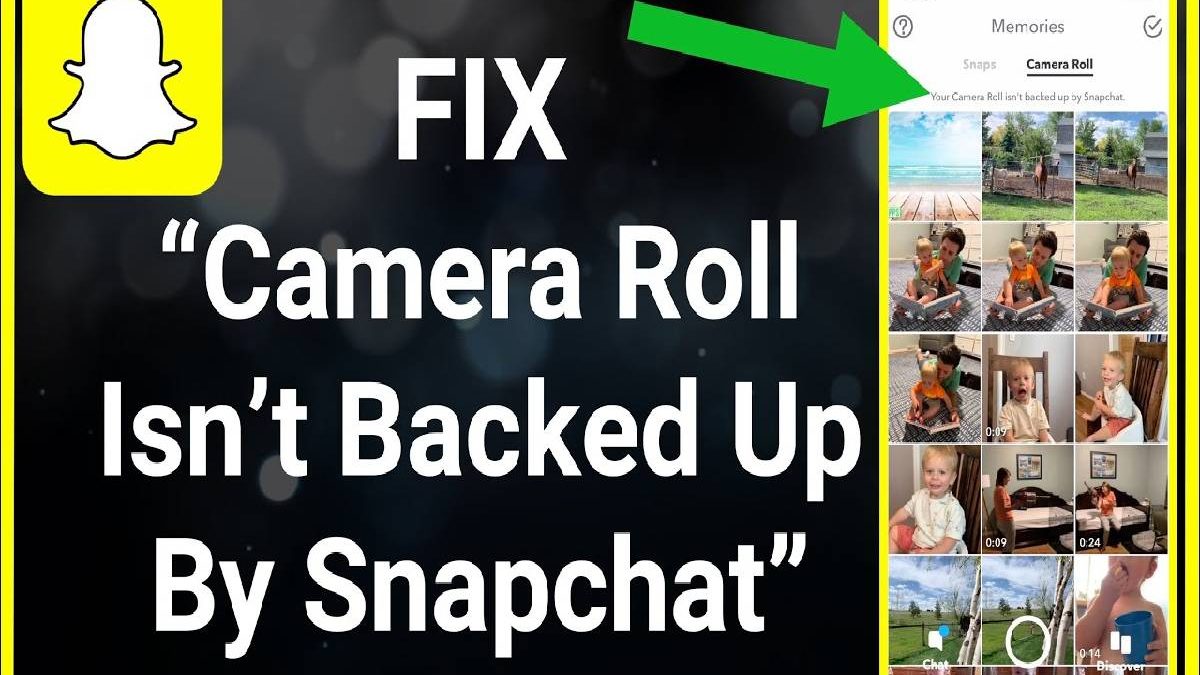 How to Back up Camera Roll to Snapchat