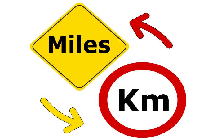 miles km